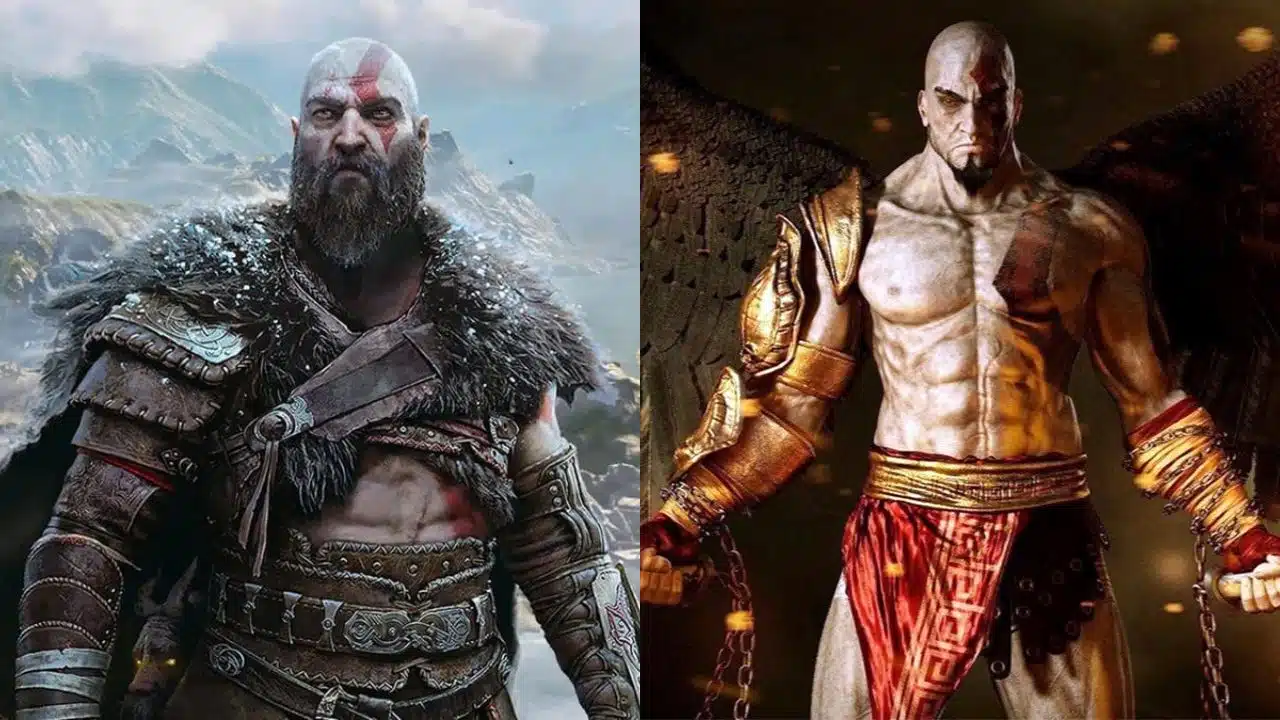God of War: Kratos Actual y Kratos Viejo
